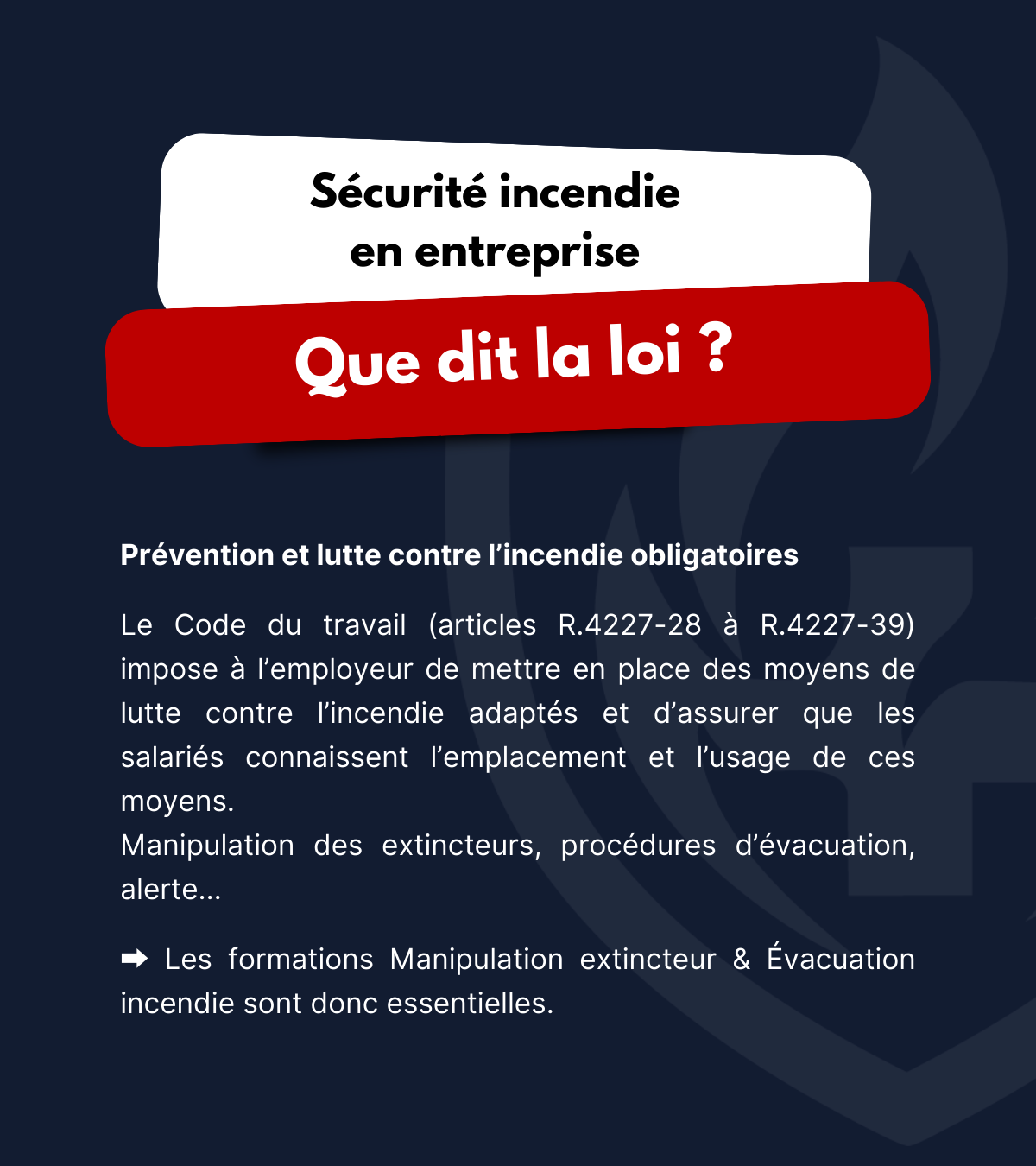 Sécurité incendie